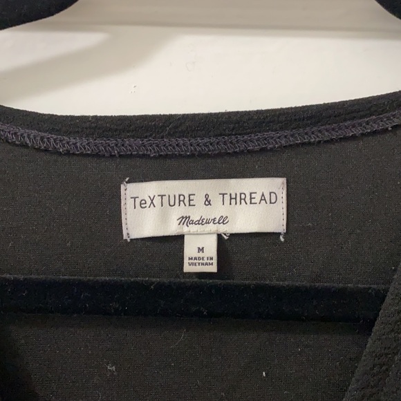 Madewell | Texture & Thread Crepe Wrap Top M - Picture 4 of 6